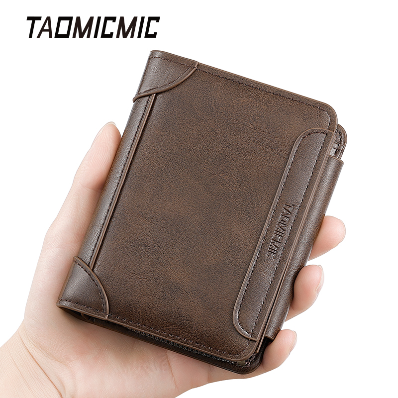 TAOMICMIC Cross-Border Hot sell Men's Short Wallet Mini Wallet With Favorable Prices