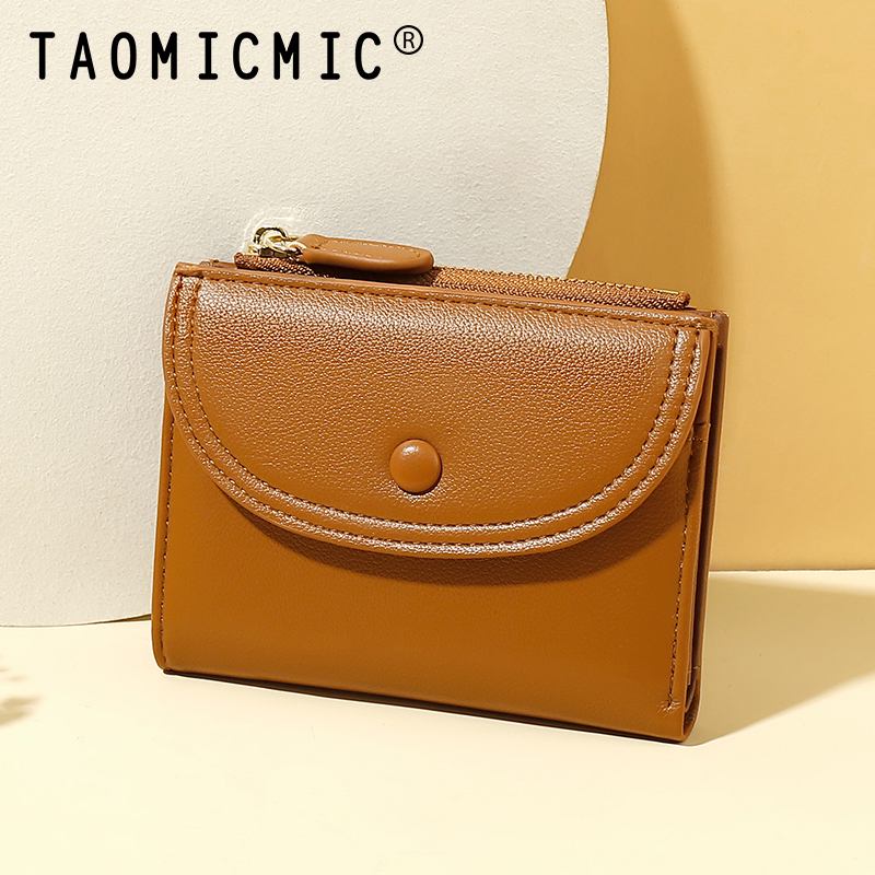 TAOMICMIC High Qualtiy Women's Purse PU Leather Waterproof Wallet Mini Short Ladies wallet With Most Preferential Prices