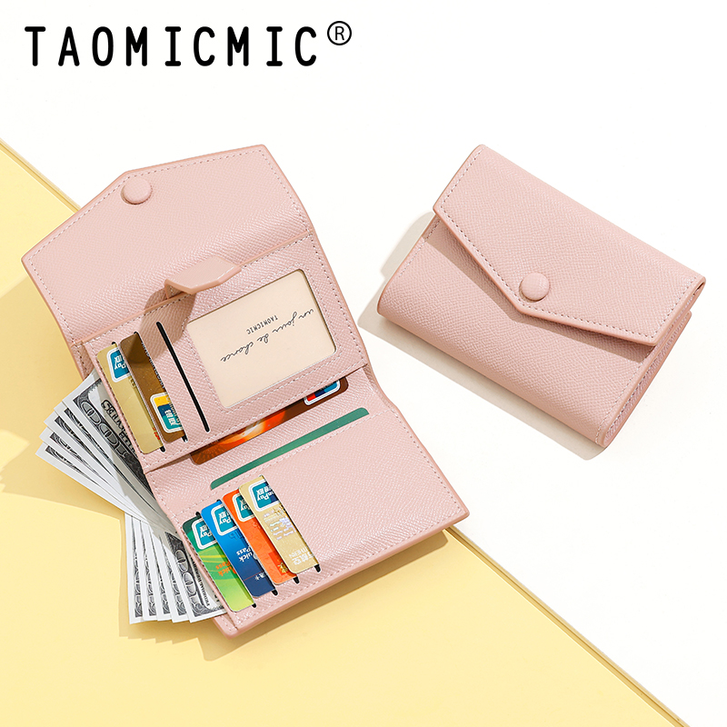 TAOMICMIC Highly Durable Ins Version Simple Three Fold Women'S Wallet With Favorable Prices