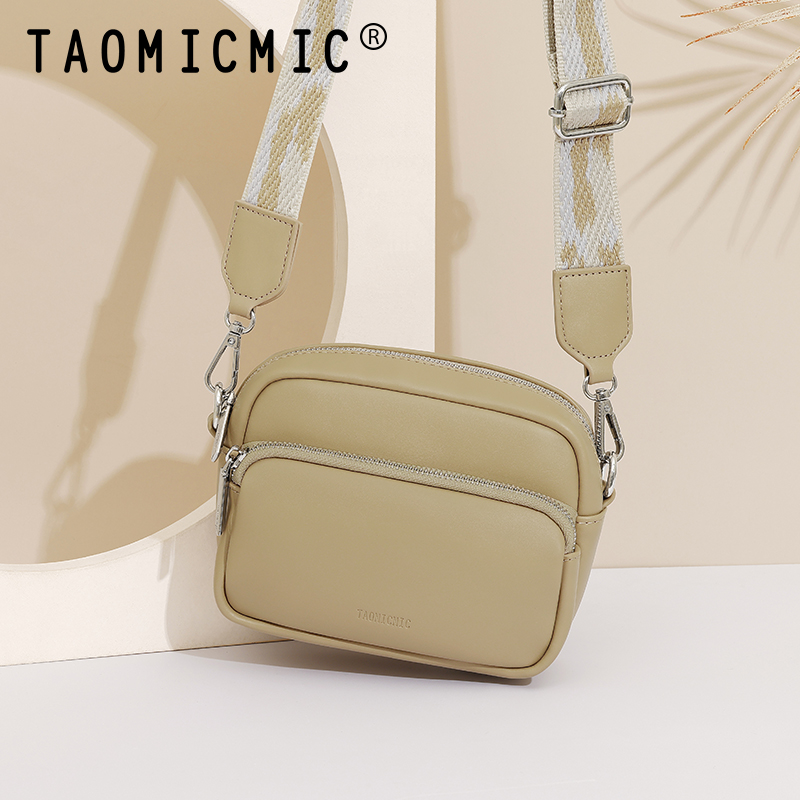 TAOMICMIC Factory Manufacturing New Design Women'S Fashion Patchwork Crossbody Bag Small Mass Foreign Trade Simple Commuting