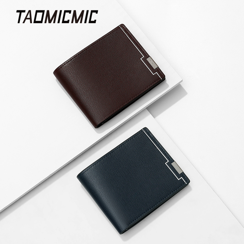 TAOMICMIC short retro multi-functional European and American zipper wallet business cross-border small Wallet