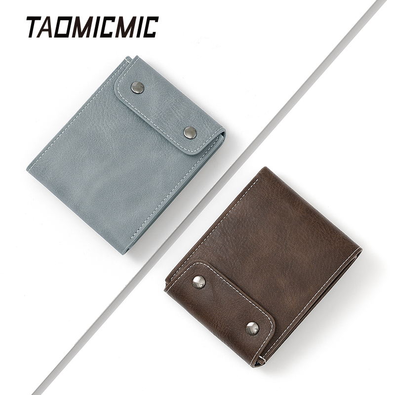 TAOMICMIC Creative foreign trade design cross-border document storage wallet new business three discount male wholesale card bag