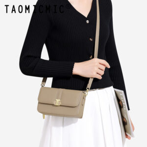 TAOMCIMIC Women Single Phone Bag PU Slim Phone  for Daily Use(D7103-A)