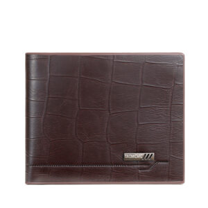 TAOMICMIC Men's Short PU Wallet Purse  Large Capacity Zipper Coin Pocket for Gift (S3235)