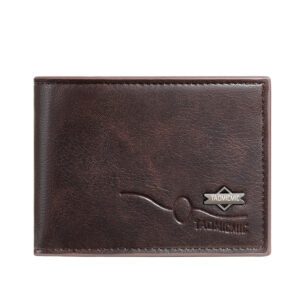 TAOMICMIC Men Pu Leather Wallet Purse Biflod Card Holder for Gift (S3253)