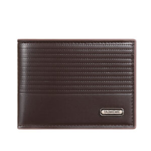 TAOMICMIC Men Pu Leather Wallet Purse Biflod Card Holder for Gift (S3256)