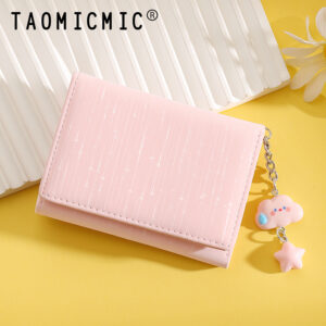 TAOMICMIC Women's PU Wallet Coin Pocket Foldable Daily use for Gift(Y9578)