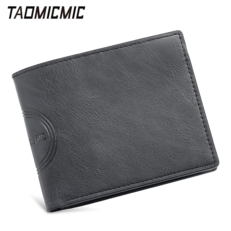 TAOMICMIC Men's PU Leather Wallet Bifold Vintage Large Capacity Purse For Daily Gift (S3290) - 图片 6
