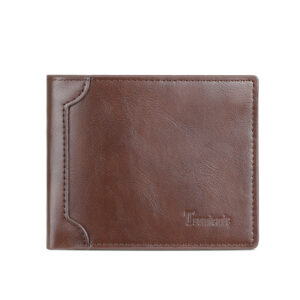 TAOMICMIC Short Men's Wallet PU Classic Bifold Durable Wallet For Present (S3291)