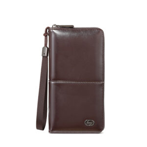 TAOMICMIC Men's Long Wallet PU Leather with Wrist Strap Multi Card Slots For Gift(S3295)