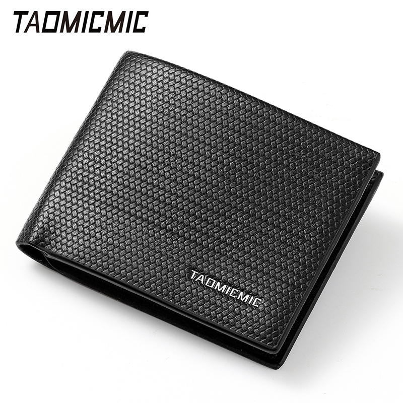 TAOMICMIC Men's Bifold Wallet Textured PU Leather Durable Large Capacity For Business(S3304) - 图片 6