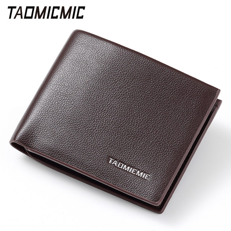 TAOMICMIC Short Men's Wallet Foldable Card Slots for Coin Pocket (S3305) - 图片 5