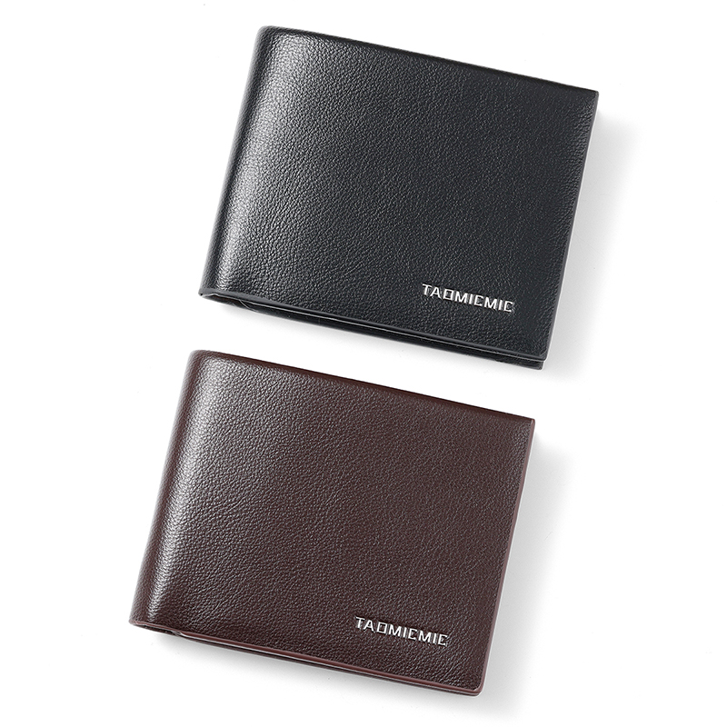 TAOMICMIC Short Men's Wallet Foldable Card Slots for Coin Pocket (S3305) - 图片 7