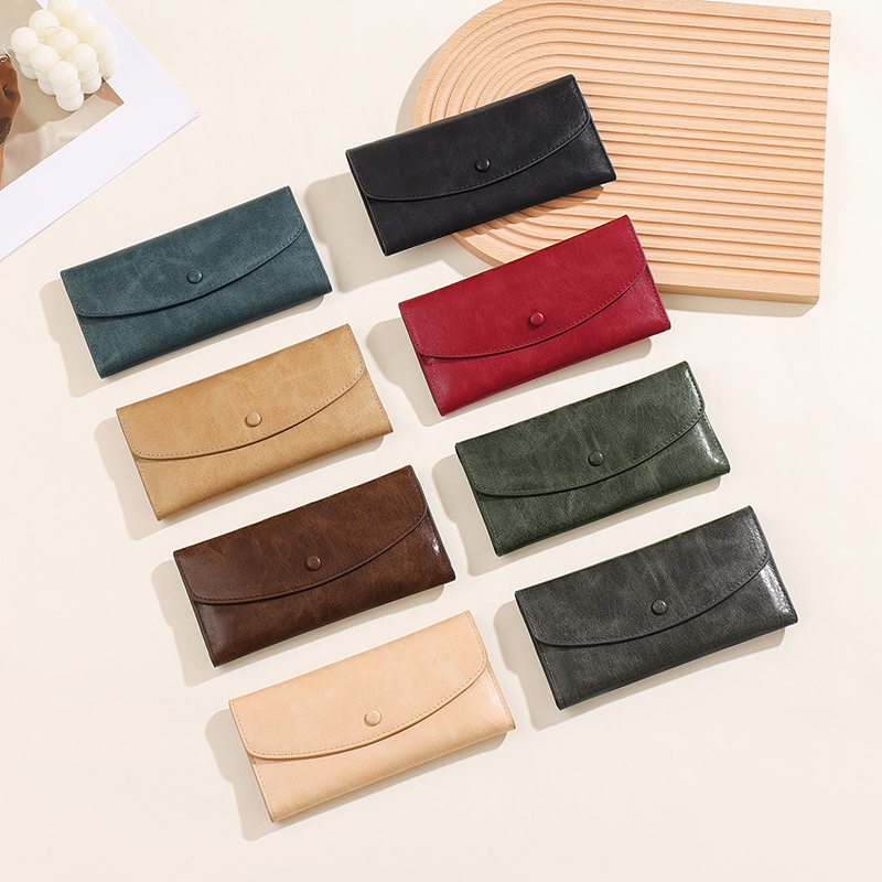 TAOMICMIC Women's Long Wallet PU Leather Envelope Design Multi Card Cash Storage For Gift (Y9438) - 图片 9
