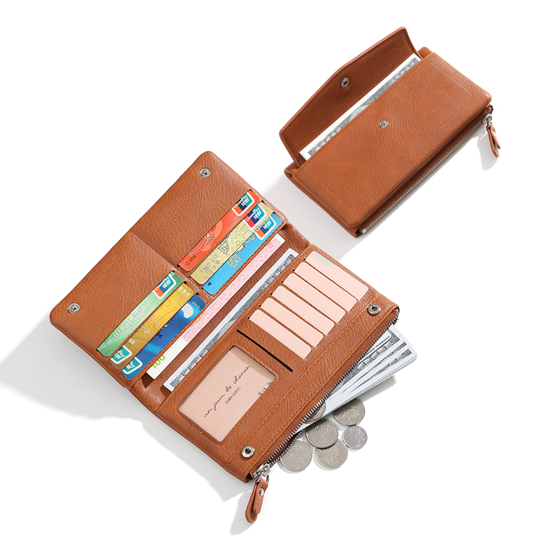 TAOMICMIC Women’s long Wallet PU Leather Envelope Design Large Capacity For Daily Use(Y9360) - 图片 5