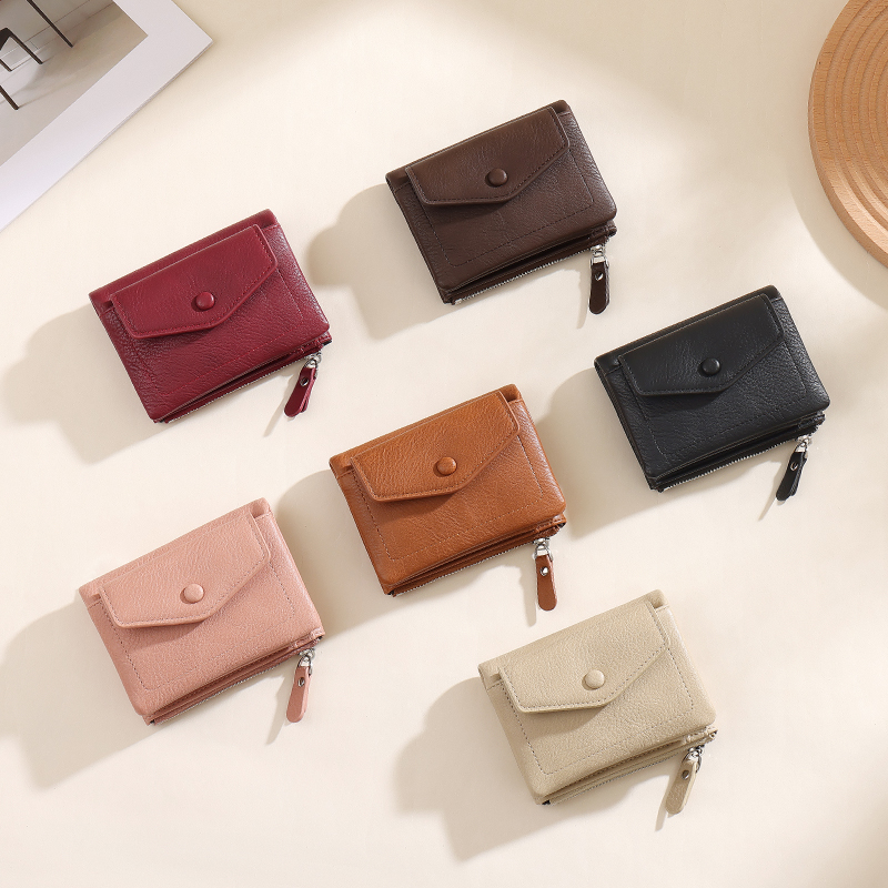 TAOMICMIC Women's short Wallet PU Leather Multi Card Coin Storage For Daily Use(Y9361) - 图片 9