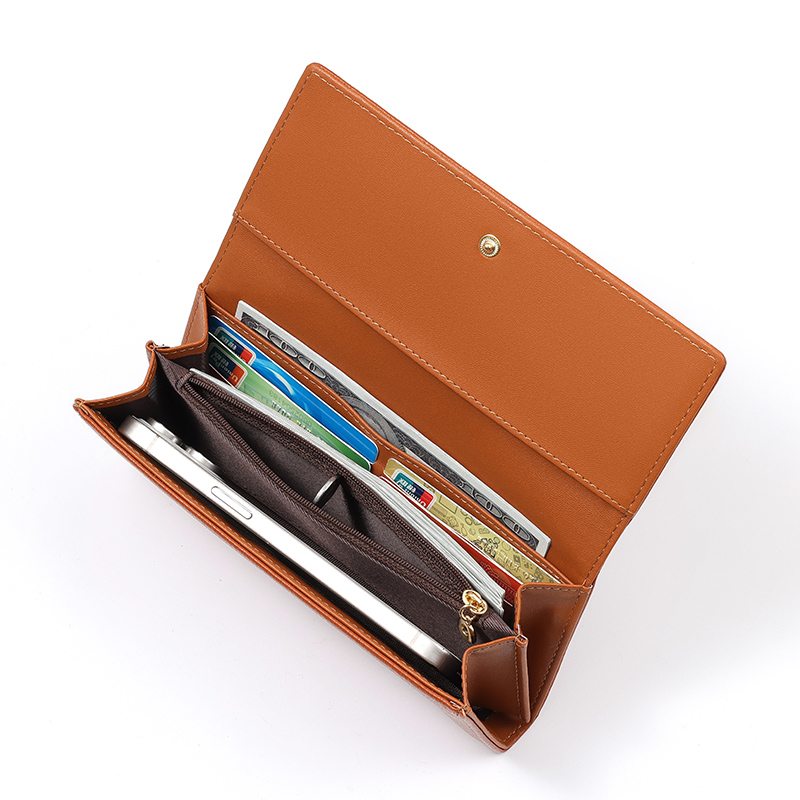 TAOMICMIC Women's Long Wallet Crocodile Pattern Creative PU Leather Multi-slot Loose For Daily Use (Y9425) - 图片 4
