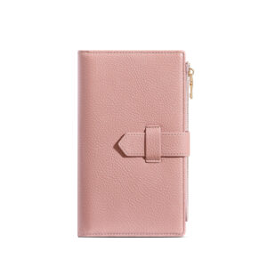 TAOMICMIC Women's Long Wallet PU Leather Strap Closure Side Zipper RFID Blocking Purse for Gift (Y9430)