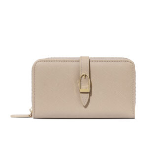 TAOMICMIC Ladies Bifold Wallet PU Buckle Zip Design Multi Card Storage For Daily Use(Y9455）