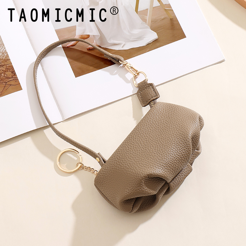 TAOMICMIC Women Shoulder Bag PU Leather Metal Chain Decor Portable For Daily Use(Y9470) - 图片 8