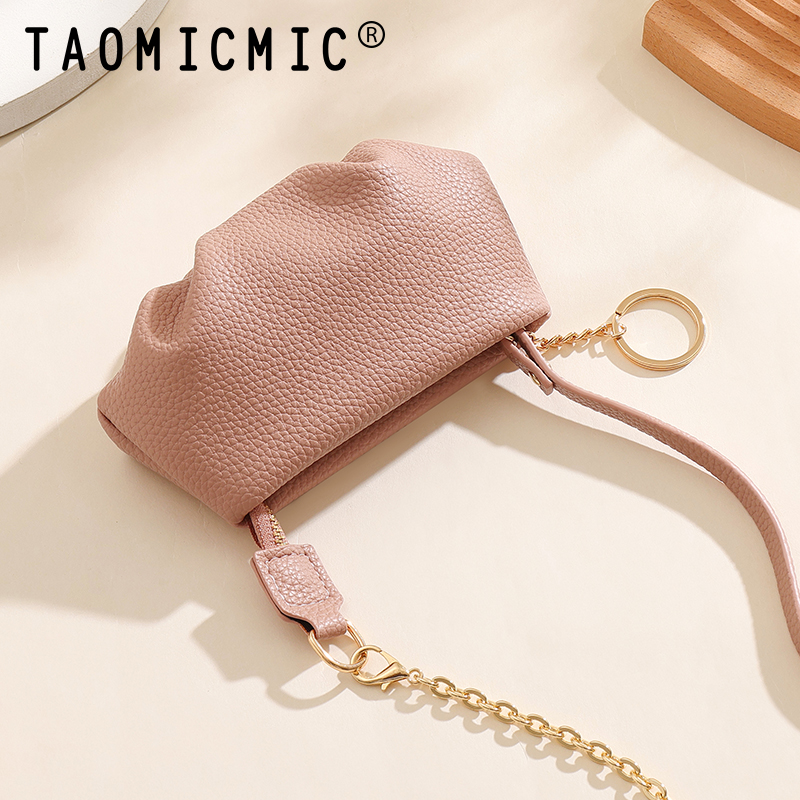 TAOMICMIC Women Shoulder Bag PU Leather Metal Chain Decor Portable For Daily Use(Y9470) - 图片 9