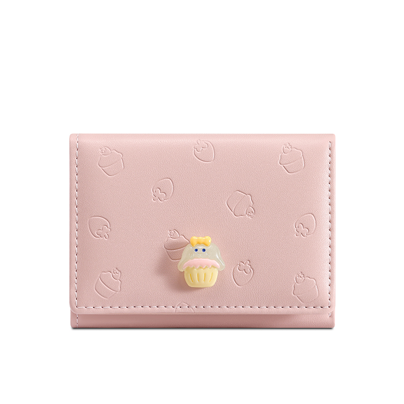 TAOMICMIC Women's Short Wallet PU Leather Embossed Pattern Slim Lightweight For Gift(Y9471)