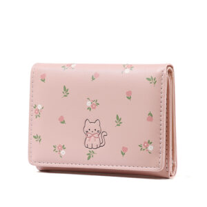 TAOMICMIC Women's Short Wallet Mini Tri Fold Multi Card Slots Lightweight For Gift(Y9473)