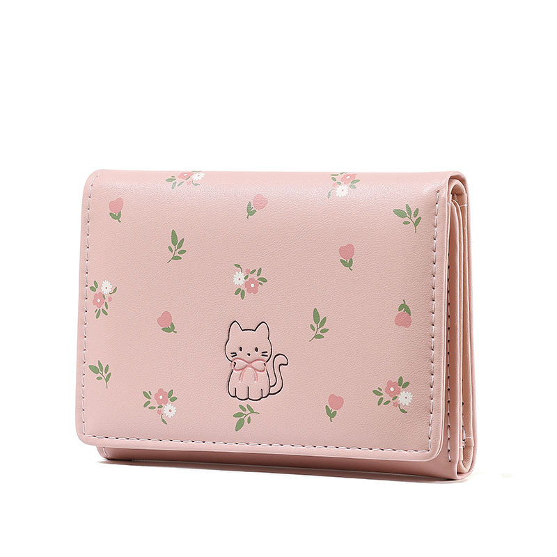 TAOMICMIC Women's Short Wallet Mini Tri Fold Multi Card Slots Lightweight For Gift(Y9473)