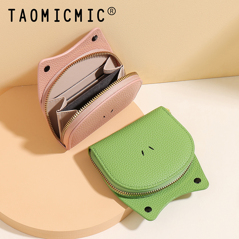 TAOMICMIC Cartoon Mini Wallet PU Leather Novelty Animal Shape Lightweight Compact Organizer For Girls(Y9474) - 图片 4