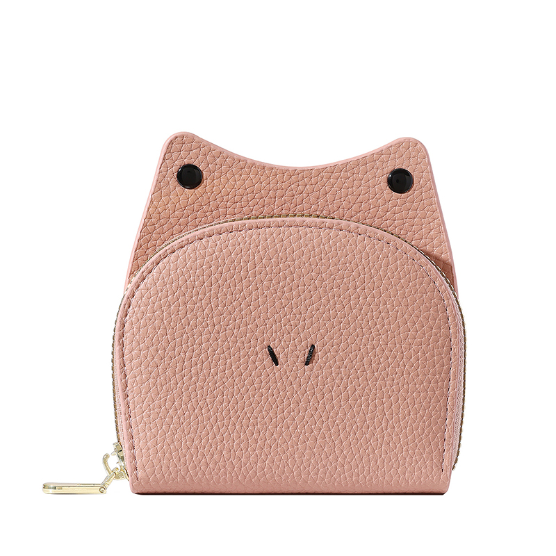 TAOMICMIC Cartoon Mini Wallet PU Leather Novelty Animal Shape Lightweight Compact Organizer For Girls(Y9474)