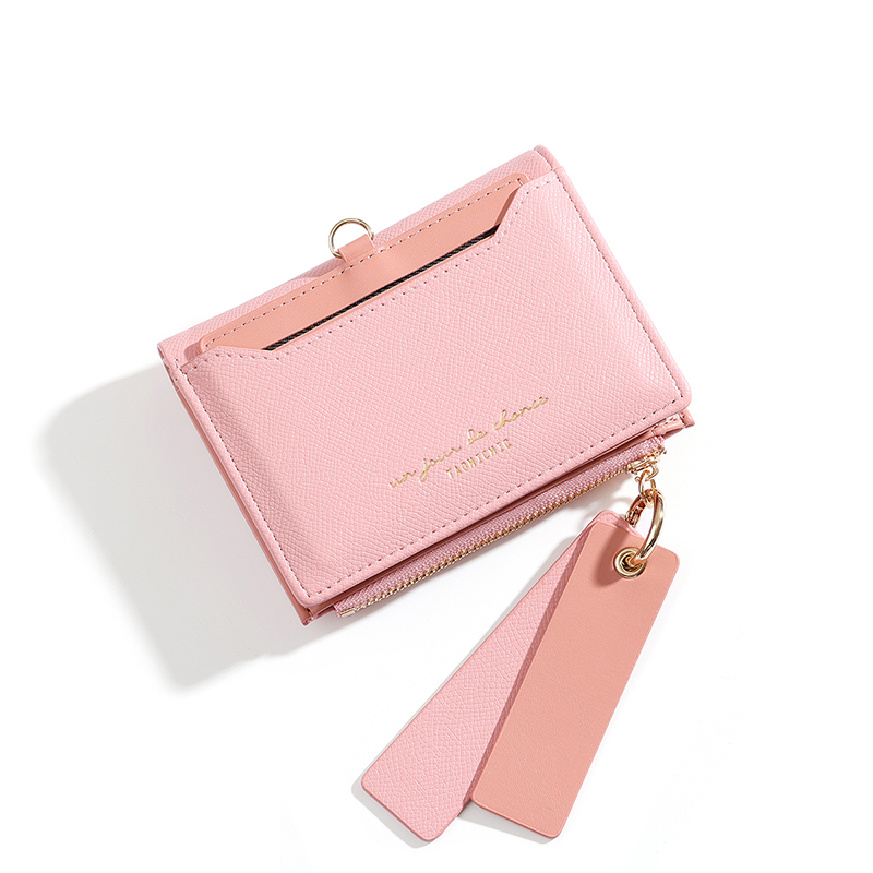 TAOMICMIC Women's Short Wallet Two-tone Portable Card Coin Storage For Gift (Y9485)