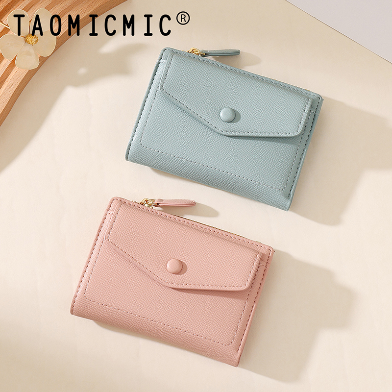 TAOMICMIC Women's PU Wallet Portable Corn Pocket Short Purse for Gift (Y9582) - 图片 7