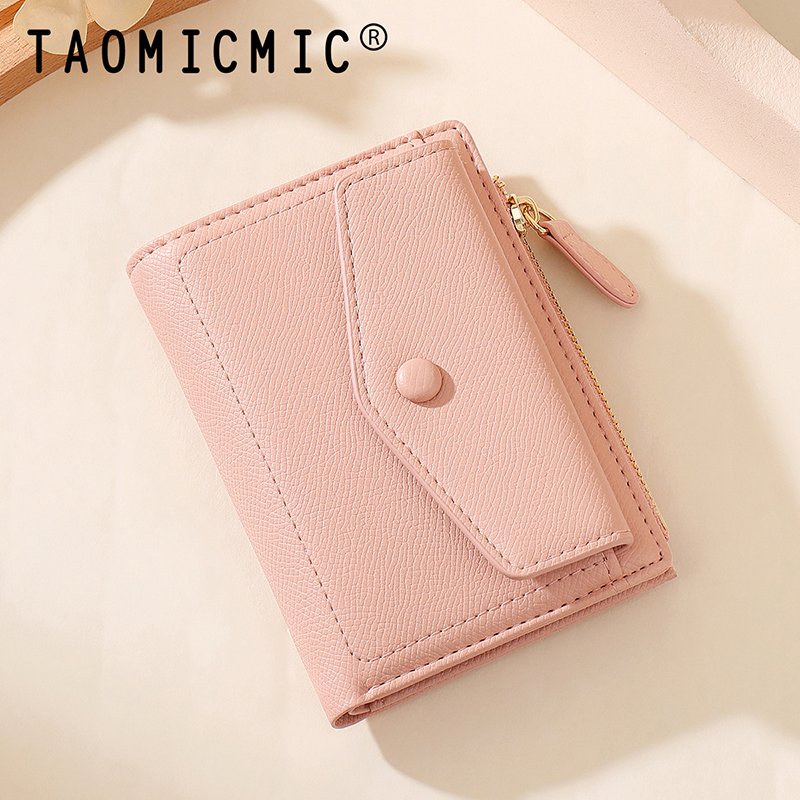 TAOMICMIC Women's PU Wallet Portable Corn Pocket Short Purse for Gift (Y9582) - 图片 6