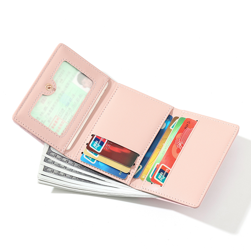 TAOMICMIC Women Trifold PU Wallet Bear Print Large Capacity Purse For Daily Use (Y9604) - 图片 4