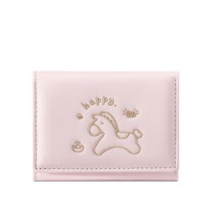 TAOMICMIC Cute Unicorn Women's Wallet PU Light Weight Short Purse for Gift (Y9618)