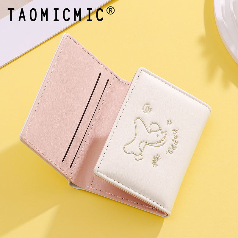 TAOMICMIC Cute Unicorn Women's Wallet PU Light Weight Short Purse for Gift (Y9618) - 图片 6