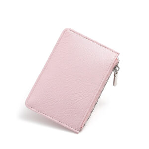 TAOMICMIC Women's Card Holder PU Leather Multi Solid Color Zipper Lightweight For Daily Present(Y9642)