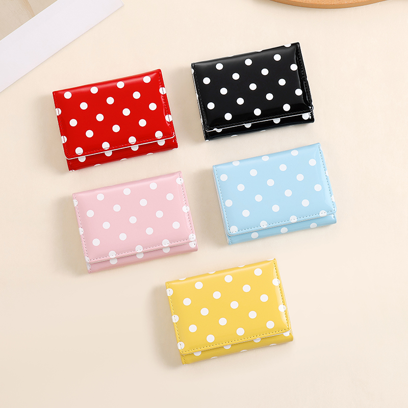 TAOMICMIC Women's Short Wallet PU Leather Biflod Slim Lightweight For Gift(Y9629) - 图片 4