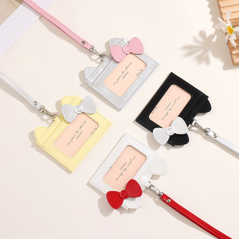 TAOMICMIC Women Short Neck Strap Card Holder Design For Multi Card Slots Coin Purse(Y9632) - 图片 4