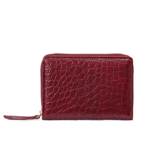 TAOMICMIC Women Middl Bifold Wallet Alligator Design For Multi Card Slots Zipper Coin Purse(Y9666)